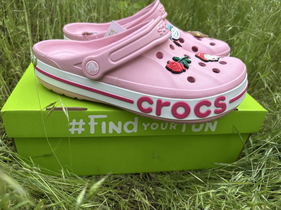 Крокси жіночі рожеві Crocs оригінал 37, 38, 39 розмір