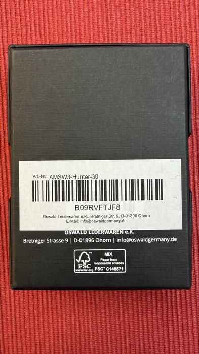 Carteira  Homem  SecWal / Rfid  7 C / Em  Pele a Estrear!