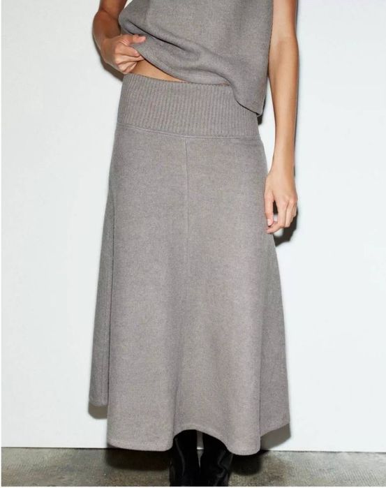 Юбка миди soft Zara