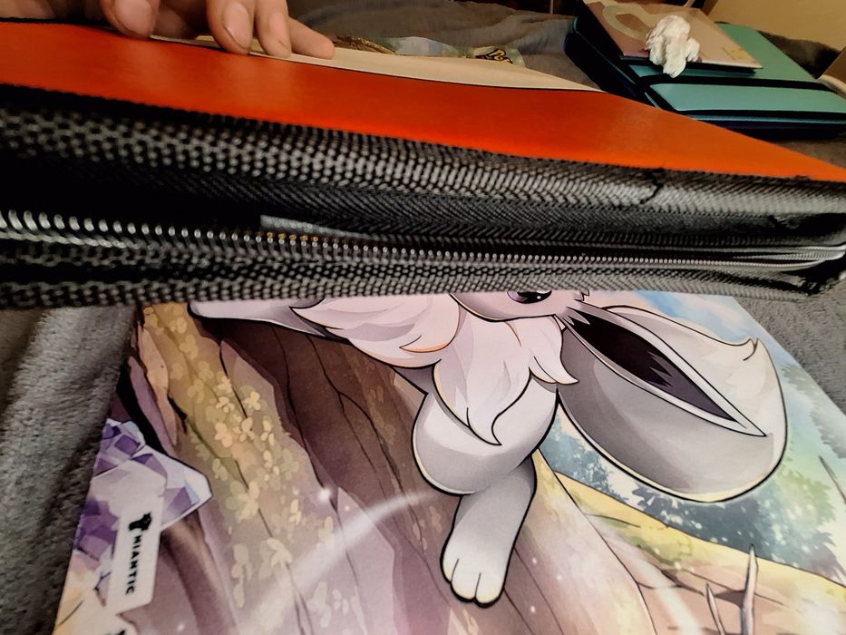 Segregator na karty kolekcjonerskie Pokemon, podręczny, skórzany.