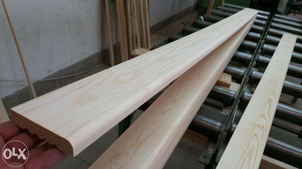Listwy podłogowe 18x95 mm szerokie cokół  plintus gładki  drewniane