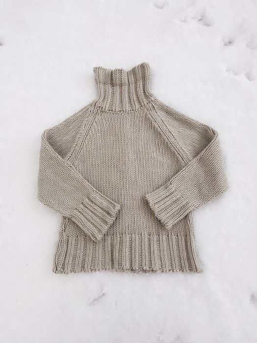 Sweter z golfem merynosa