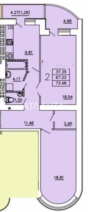Двушка в новострое. Срочная продажа!