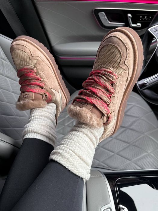 UGG LOWMEL Sneakers Brown/Red