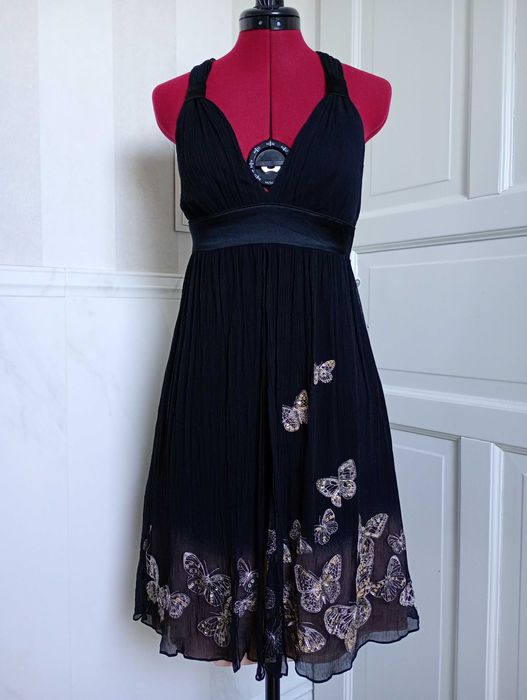 jedwabna sukienka rozmiar 36