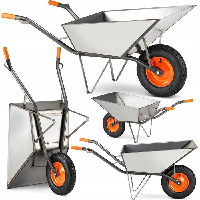 Transportowe pojemnik 120L 210kg metalowy do magazynowania