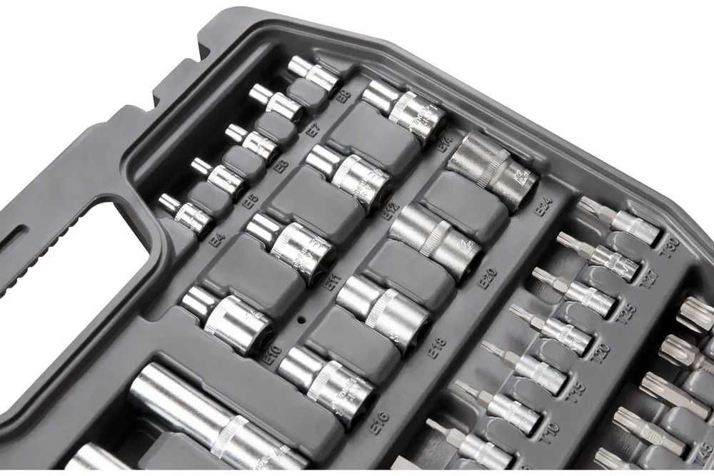 Набір інструментів KRAFT 108 ел хром-ванадій набор головок ключей PL