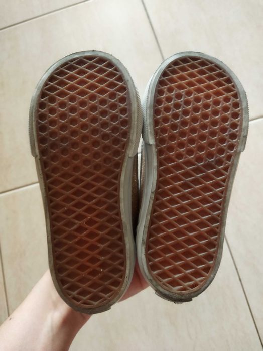 Vans dourados criança