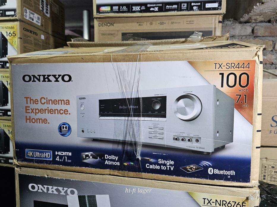 Onkyo tx nr 444 ресивер 7.2  Bluetooth ACR Dolby atmos US