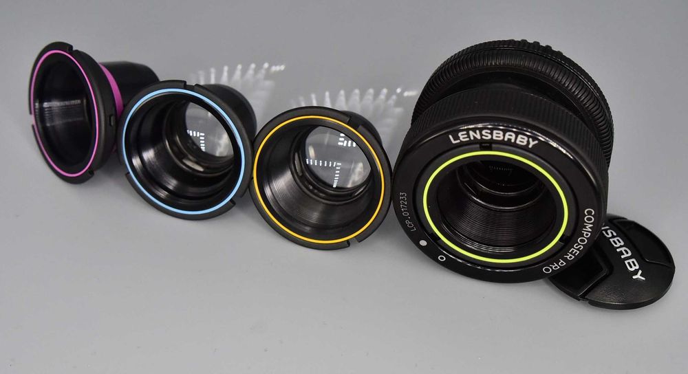 Kit de Sistema de Efeitos Criativos Lensbaby com 4 Objectivas para Nikon F