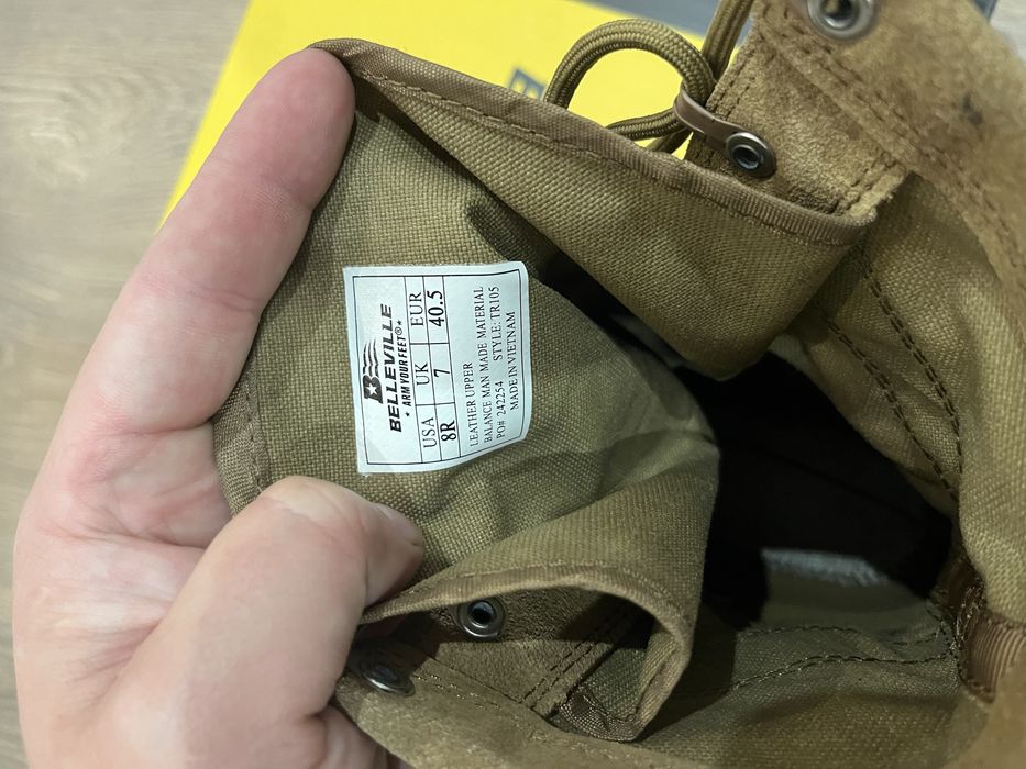 Берці belleville minimalist us8.0 eu40.5/41