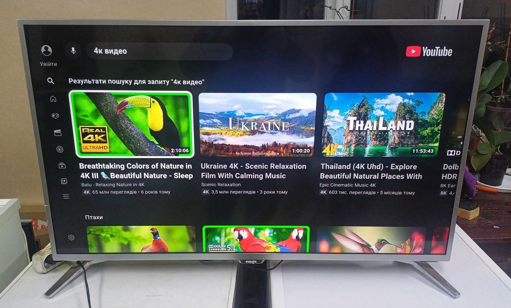 Телевізор PHILIPS 43PUS6501 4K Ultra HD Android 8 Quad Core AMBILIGHT
