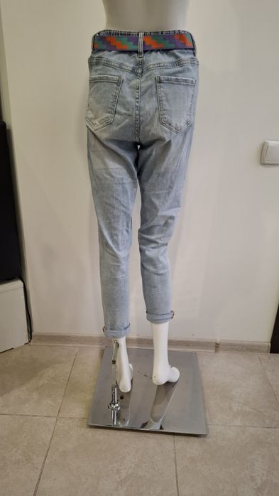 Джинсы тонкие камни стразы