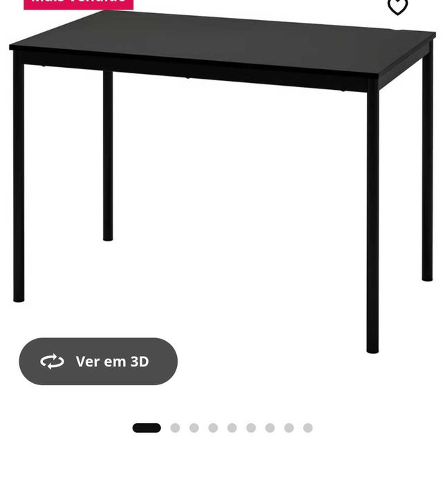 Mesa preta IKEA