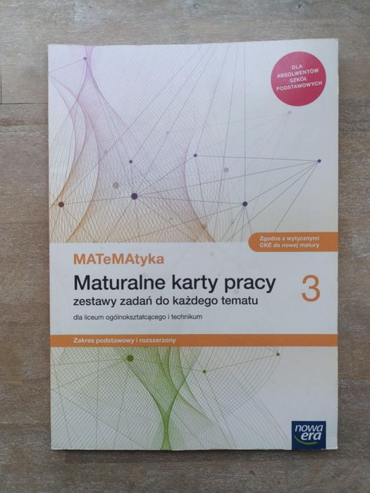 Matematyka maturalne karty pracy 1, 2, 3v