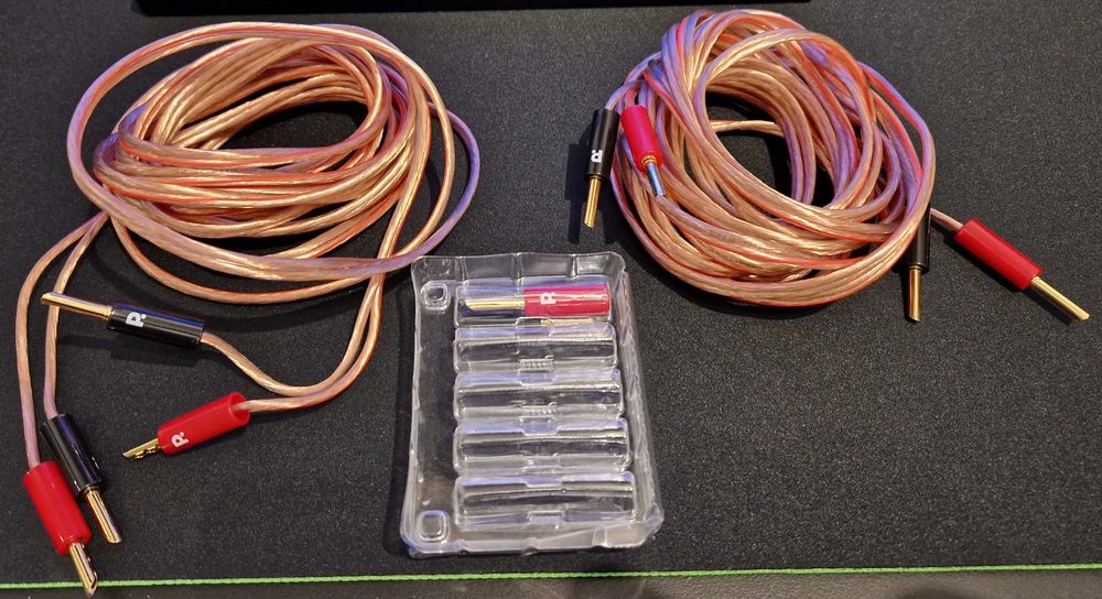 Wtyk głośnikowy PROSON Arctic (10 szt.) + Kable głośnikowe 2x5m