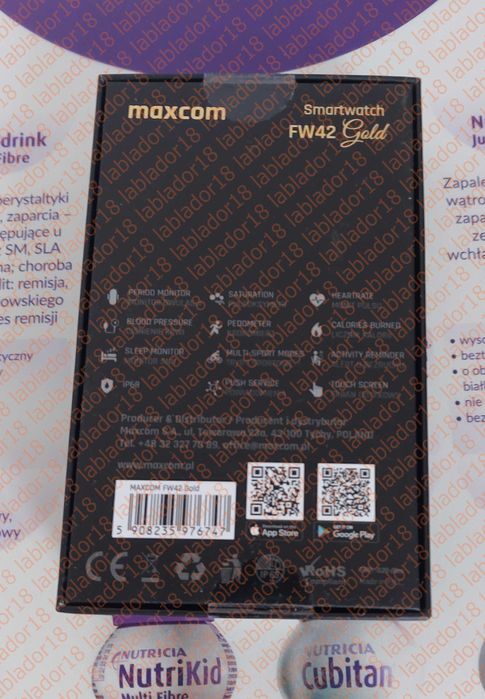 Smartwatch Maxcom FW 42 Gold