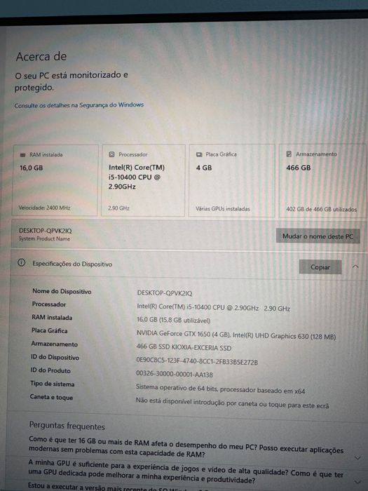 Vendo PC Gaming/Excelente Estado