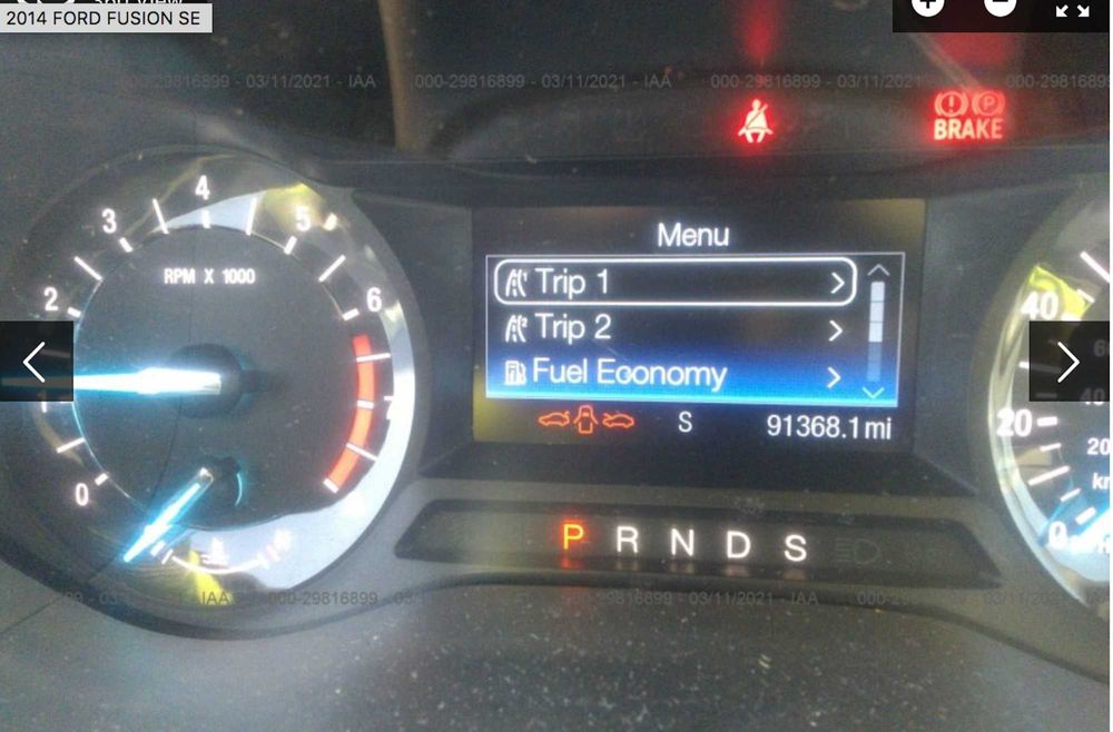 Приборка приборная панель щиток приборов спидометр Ford Fusion USA