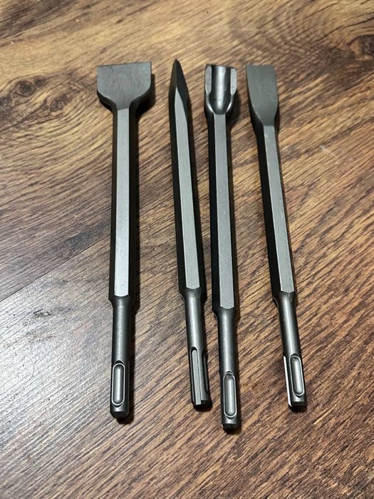 Dłuta do betonu 4 szt. Zestaw  Dostawa 0 zł