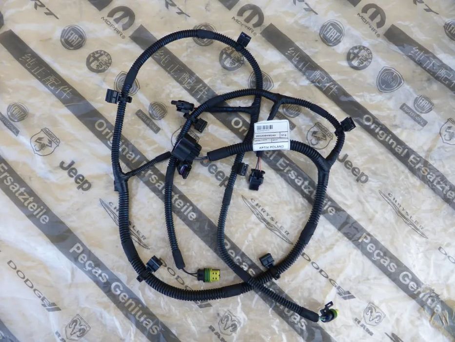 fiat 500 wiązka zderzaka czujnika parkowania