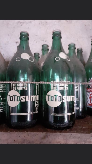 Garrafas pirogravadas vintage Totosumo