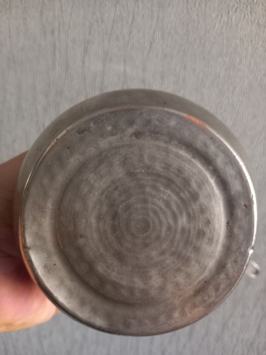 Турка Джезва Медная в хроме Подогрев для еды Раритет Винтаж Гарантия