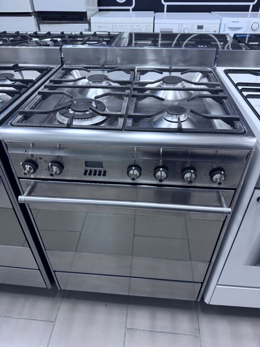 Плита Smeg 60см газова з електро духовкою б/у