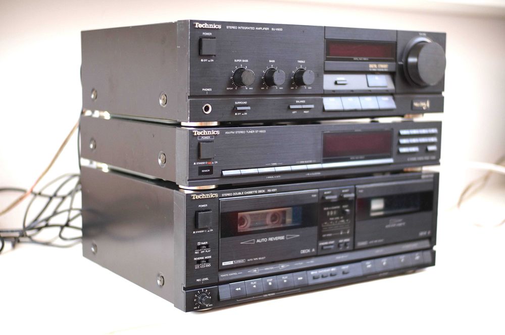 Wieża Technics SU-X911, ST-X933, RS-X911 - ładny stan, 100 % sprawny