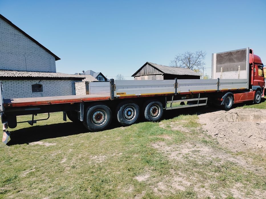 Naczepa Wielton NS34, burtowka ,platforma n