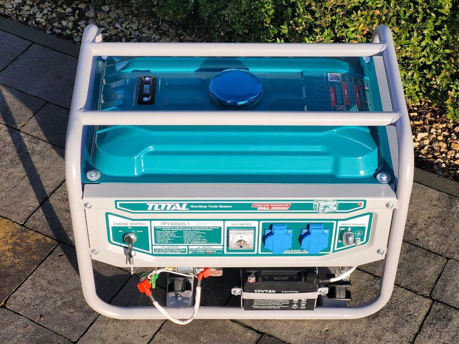 Бензиновий генератор 1-фазний 3kw TOTAL TP130005-1. Стартер!