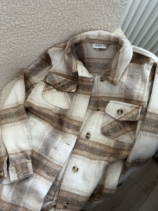 Сорочка в клітинку, тепла