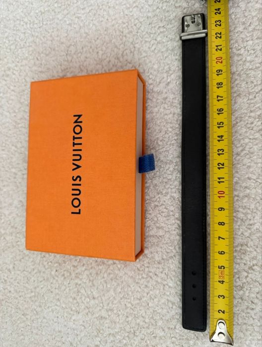 Pulseira Louis Vuitton Louis Vuitton Monogram Eclipse Slim Bracelet
