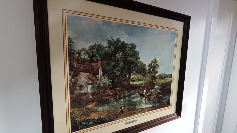 Reprodução de Pintura de John Constable, intitulada The Hay Wain