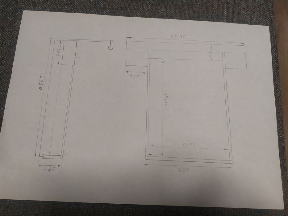 Двуспальная кровать из ясеня