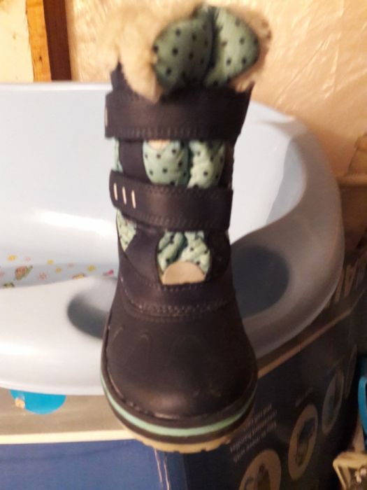 Kozaki 27 niebiesko- granatowe