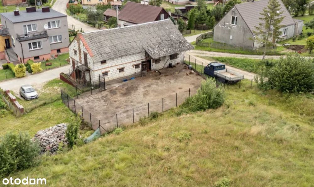 Działka z WZ na nowy dom jednorodzinny + budynek 200m2 -do negocjacji