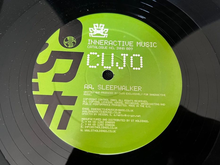 Cujo - Eyes Wide Shut / Sleepwalker VG+/Generic Drum n Bass