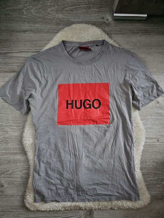 Koszulka Hugo Hugo Boss Rozmar L Szara Koszulka Hugo Boss , koszulka h