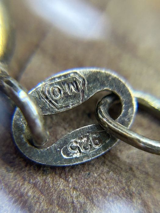 Piękny wisiorek z łańcuszkiem 925 srebro 3.6g