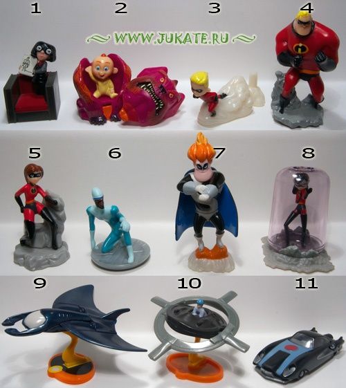 Киндер Сюрприз  Ферреро Серия Суперсемейка, 2004г.