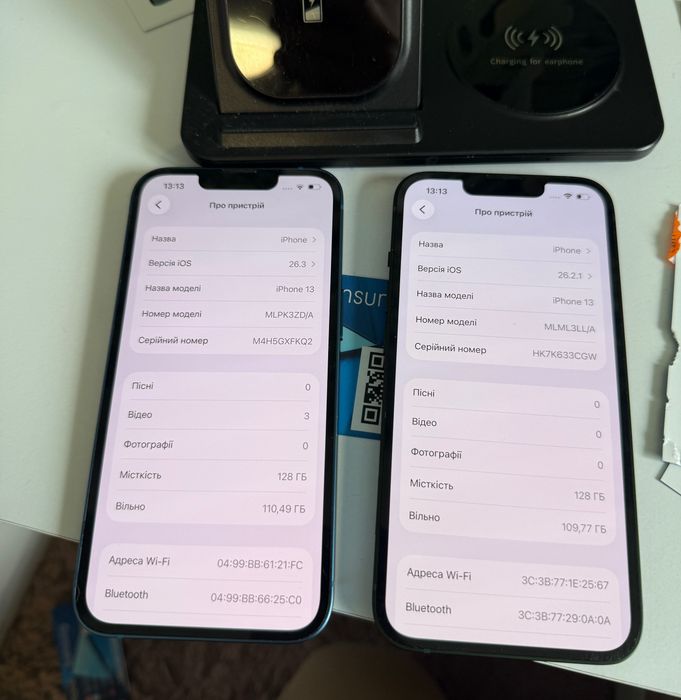 iPhone 13 128GB Neverlock Айфон 13 синій TradeIN  Великий вибір