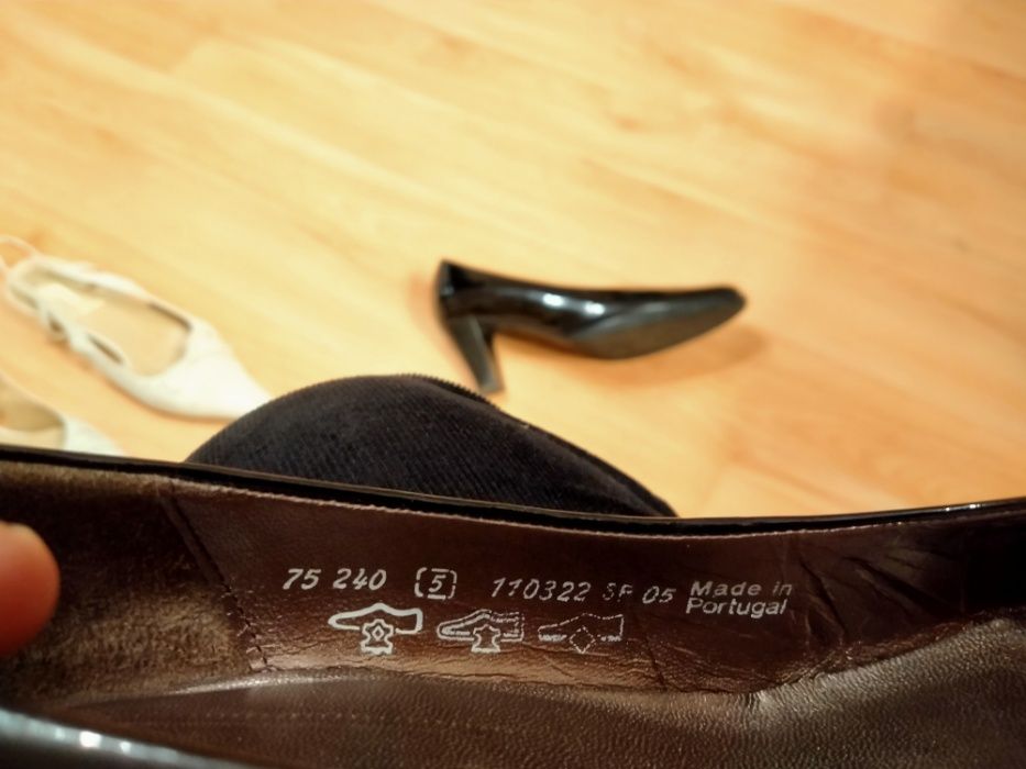 Klasyczne buty skórzane 3 pary Gabor Paco czółenka