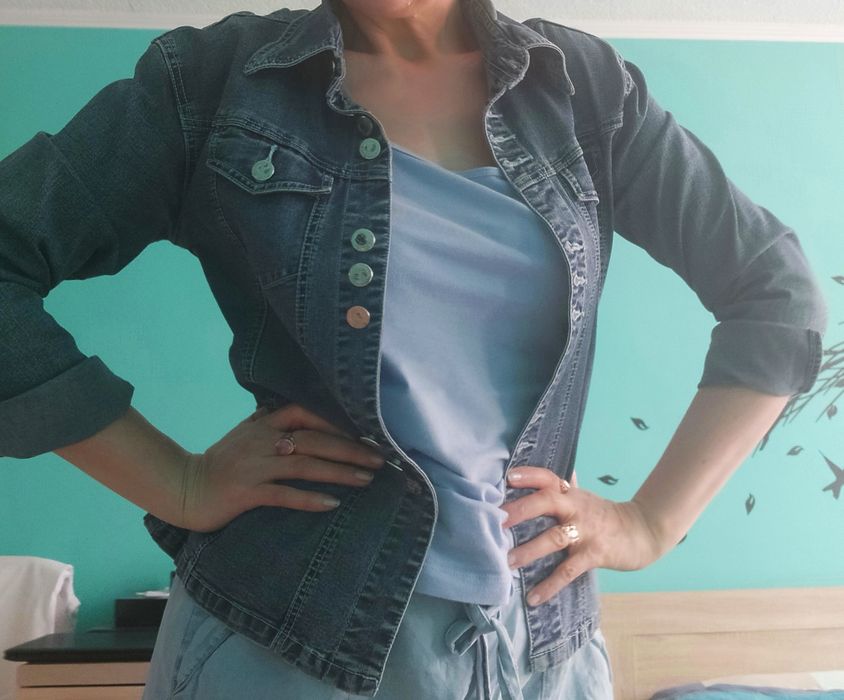 Bluza/ katana/koszula jeansowa rozm 38