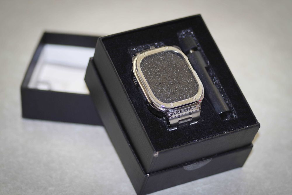 металевий корпус з ремінцем з нержавіючої сталі для iWatch