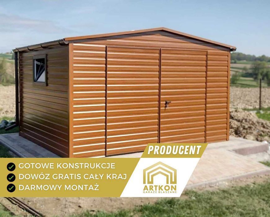 Garaż blaszany | Garaz blaszany | Blaszak | Garaże blaszane Na wymiar