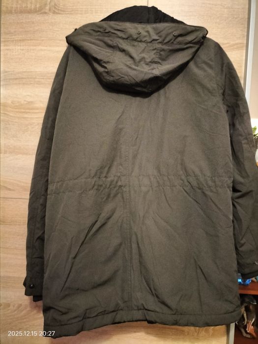 Kurtka męska parka H&M khaki rozm. M bdb