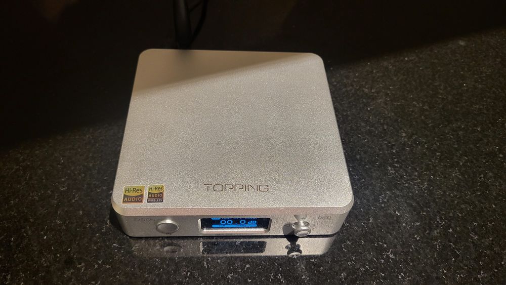 DAC Topping D50s Srebrny Komplet