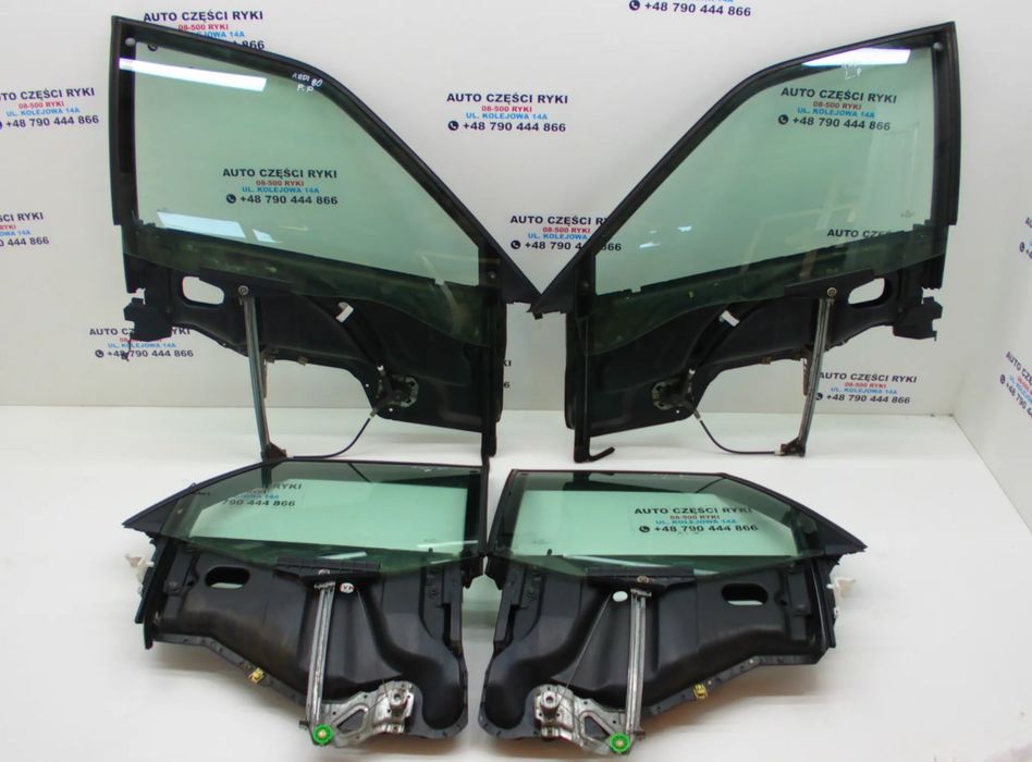Audi 80 B3 Ramka drzwi szyba mechanizm podnoszenia szyby podnośnik
