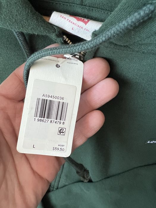 Оригінал 100% Жіноче зіп худі Levi’s на флісі